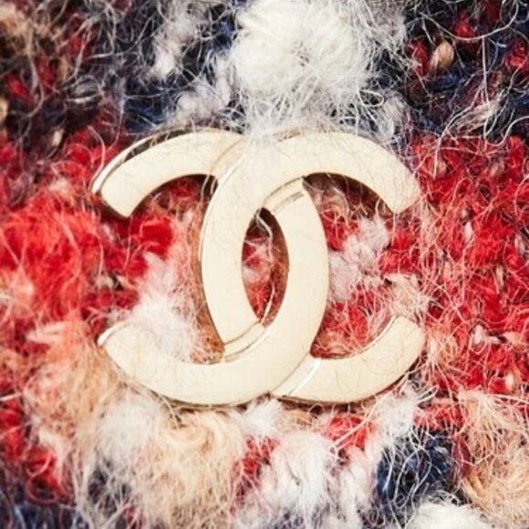 Chanel Red Multicolor Tweed Charms WOC Clutch Bag - Picture 12 of 12